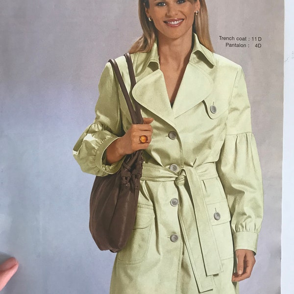 Couture Diana magazine (64), sewing magazine, jacket pattern, trench coat, skirt magazine, dress pattern, blouse, woman pattern, plus size