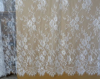 Off White Crepe Fabric, off White Crepe Fabric by Yard, Wedding