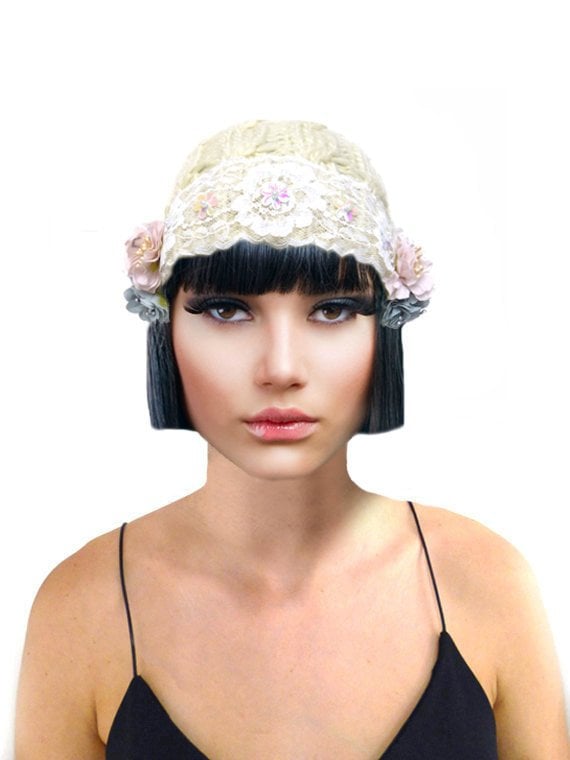 flapper hats etsy