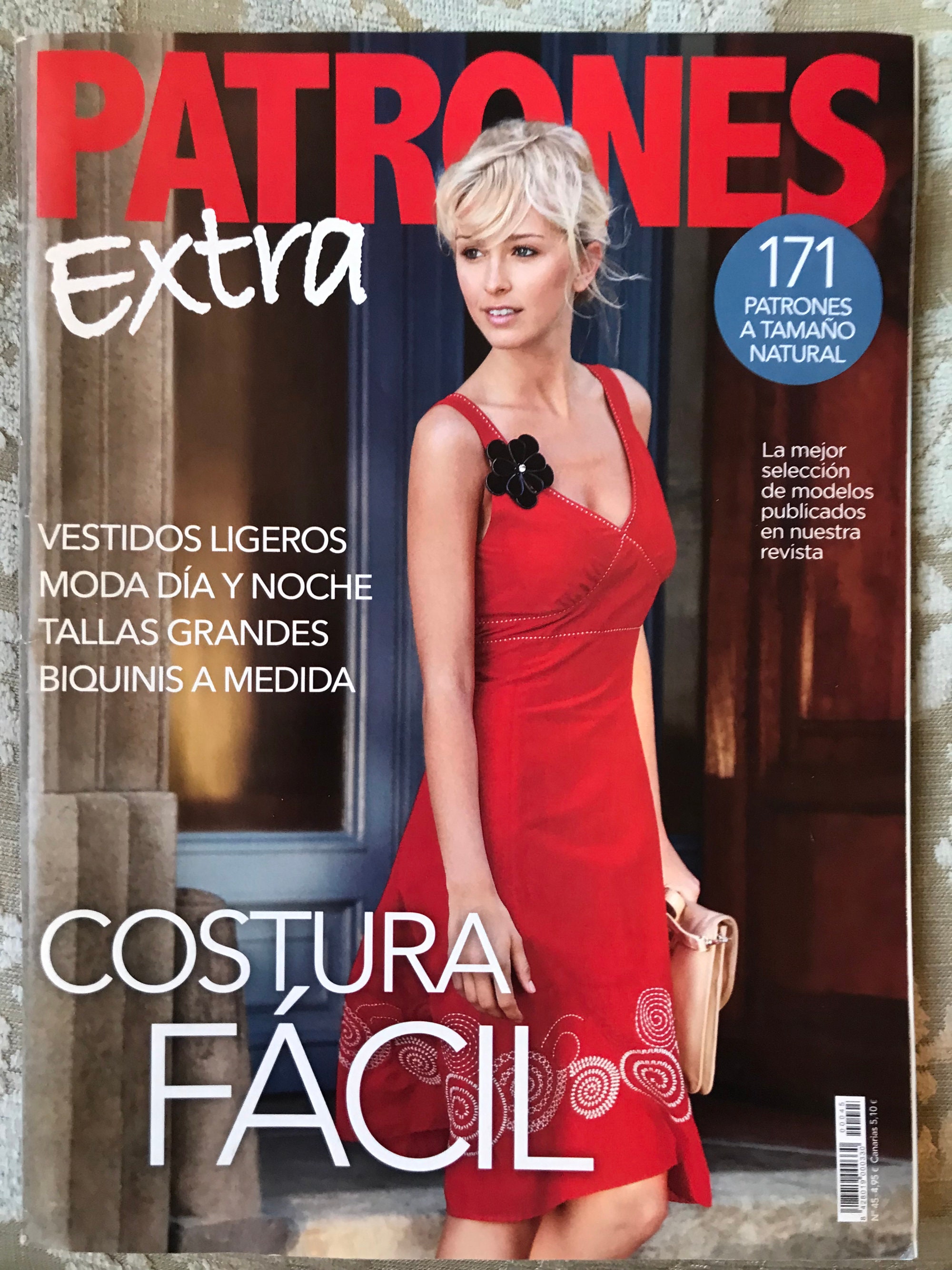 Dress pattern Extra Patrones Vestidos magazine spring - Etsy México