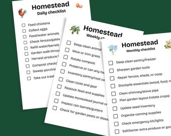 Homestead Printable Bundle