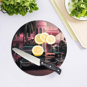Tempered Glass Cutting Board - Personalized - Custom - Gift For Mom - Gift For Dad