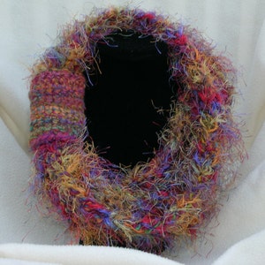 Crochet Infinity Scarf Circle Scarf image 1