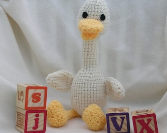 Adorable vilain petit canard - Crochet Amigurumi animaux empaillés