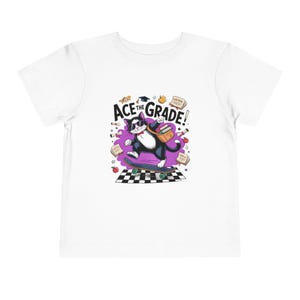 KiddoPop Toddler Short Sleeve Tee, Kids Graphic T-Shirt, Children&#39;s Clothing, Fun Toddler Shirt, Cute Baby Tee