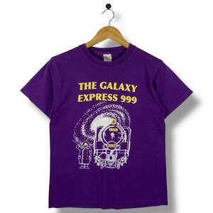 THE GALAXY EXPRESS 999 Anime Manga Graphic Faded Tee Shirt Small Size