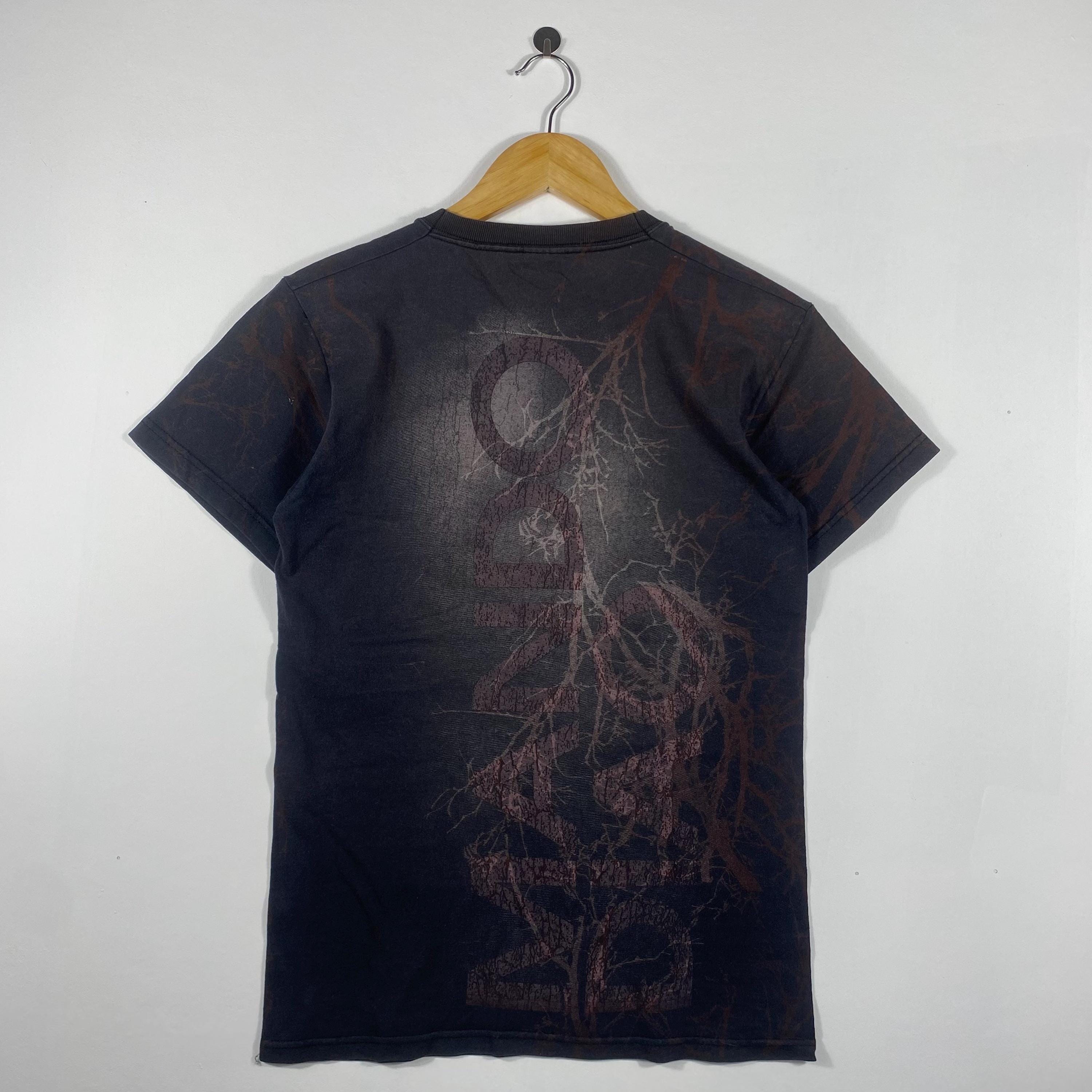 希少なヴィンテージ 00年代 MANDO DIAO バンド フルプリント Tシャツ
