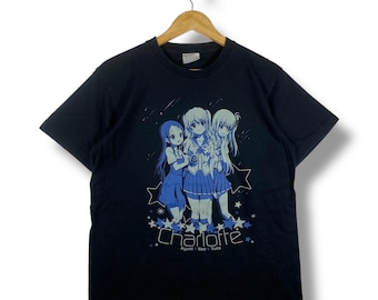 Grafisch T-shirt Japanse anime CHARLOTTE Ayumi Nao Yusa