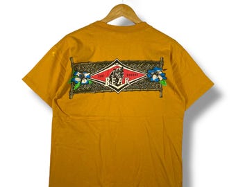 Vintage 90's BEAR SURF BOARDS Graphic Surf Tee Shirt