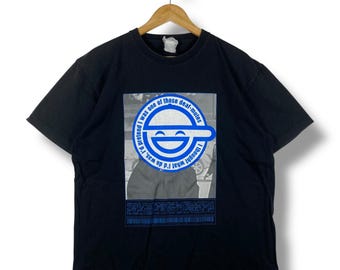 Vintage Ghost In The Shell LAUGHING MAN Cospa-shirt met print