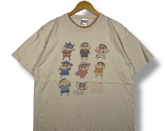 Rare Vintage Japanese Cartoon Crayon Shin Chan T-shirt 1990s - Etsy
