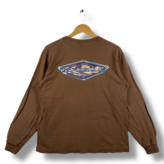 【希少】old surf skate 90s〜 オンブレ チェック オニール Vintage 90's O'NEILL Logo Graphic Longsleeve Surf Skate Tee Shirt