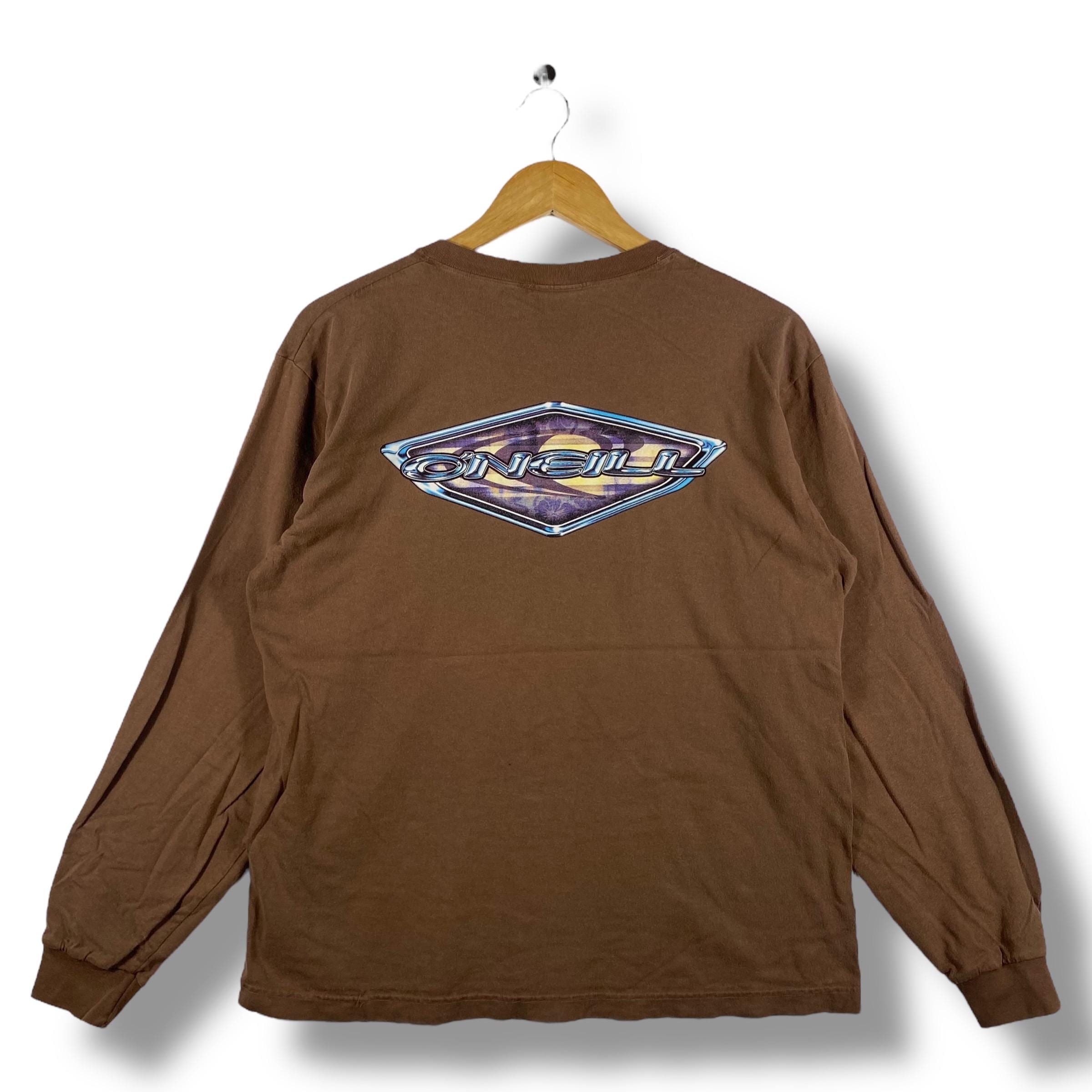 Vintage 90's O'NEILL Logo Graphic Longsleeve Surf Skate Tee Shirt