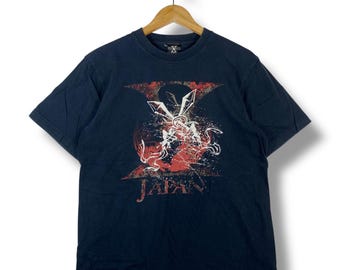 Rare!! Japanese Band X-JAPAN World Tour Live in Yokohama Tee Shirt