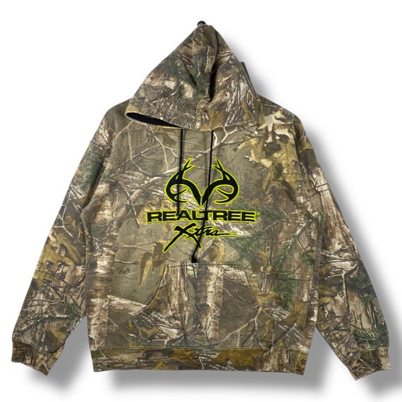 ヴィンテージ REALTREE XTRA フード付きプルオーバー ミディアムサイズ 