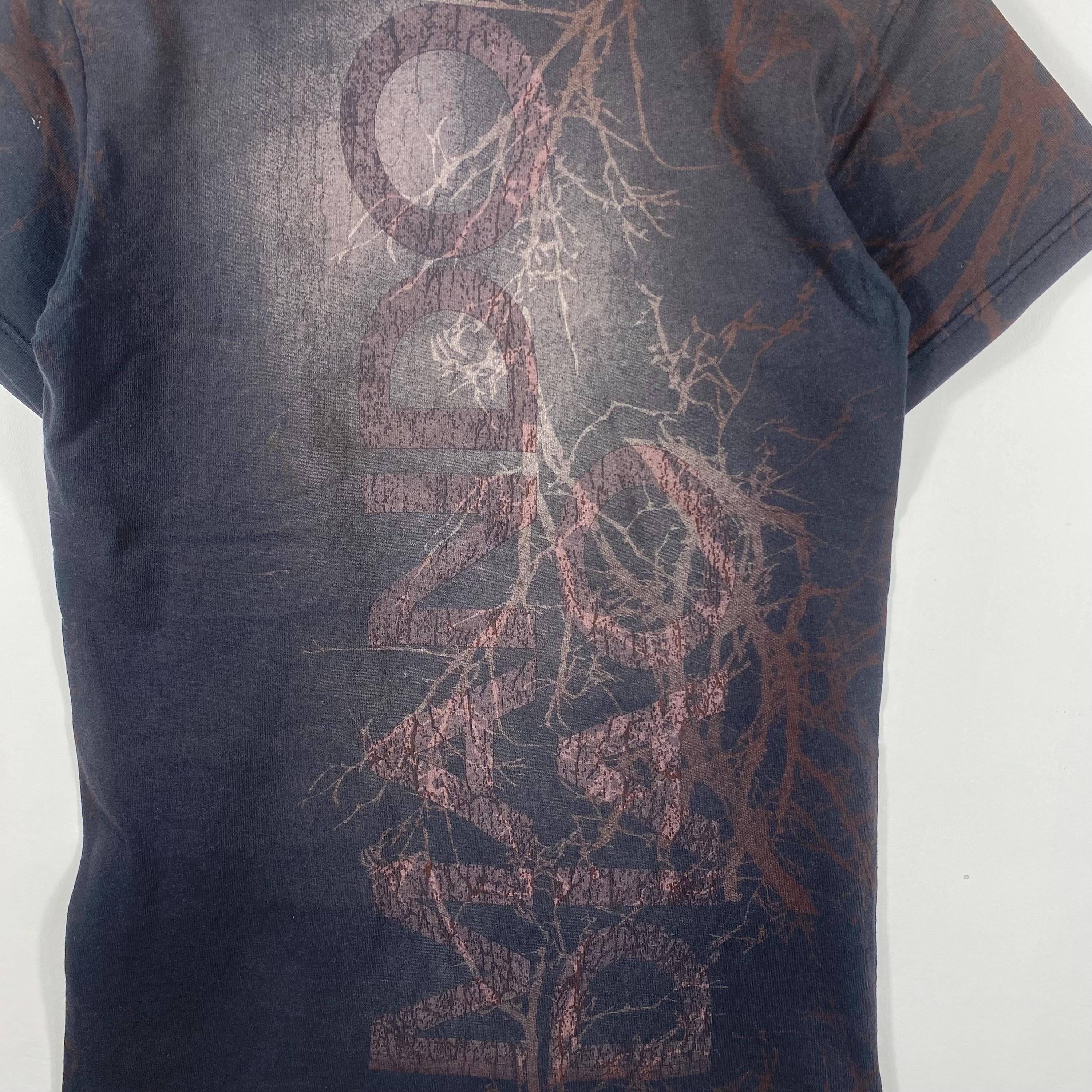 希少なヴィンテージ 00年代 MANDO DIAO バンド フルプリント Tシャツ