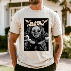 Comfort Colors® Ozzy Osbourne Black Sabbath Unisex Retro Rock T-shirt, S-3XL