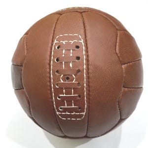 Vintage leather soccer ball - Etsy 日本