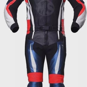 Men&#39;s Motorcycle Racing Suit – Custom One-Piece Leather Motorbike Gear | CE Armored Track & Street Riding Suit | Massee Sports