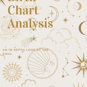 Personalized Birth Chart Reading/Digital Astrology Chart/Natal Chart Interpretation/Zodiac Life Path Report/Astrology Gift