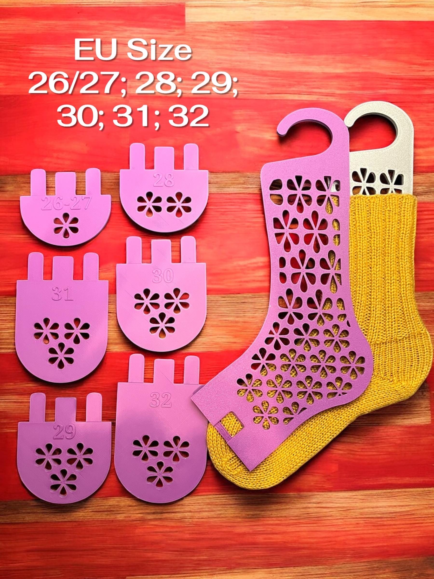 Adjustable Kids Sock Blockers: Multi-Size Plastic Shapers