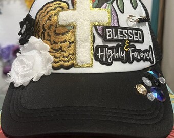Blessed and Highly Favored Trucker Hat