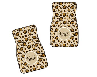 Animal Print Car Mat Etsy