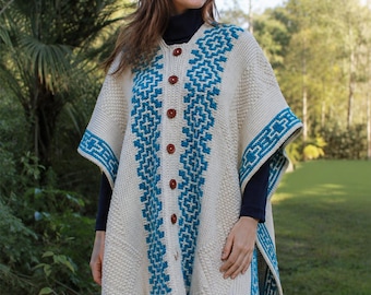 Modello per poncho Taos e coperta afghana all'uncinetto