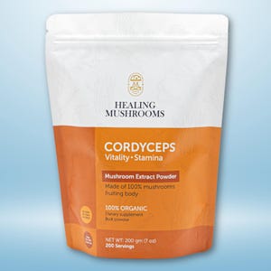 CORDYCEPS Mushroom Extract Powder for Peak Performance, Energy & Immune Support (100 Gram)