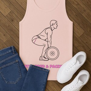Funny Gay Gym Tank Top, Strapped and Packing Workout Tee, Power Bottom Tank Top, LGBTQ+ Pride Fitness Apparel - 16 Vibrant Colors