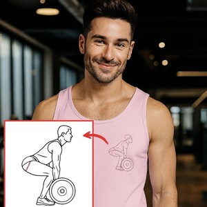Funny Gay Gym Tank Top, Snatch Game Workout Tee, Power Bottom Tank Top, LGBTQ+ Pride Fitness Apparel Left Print - 16 Vibrant Colors