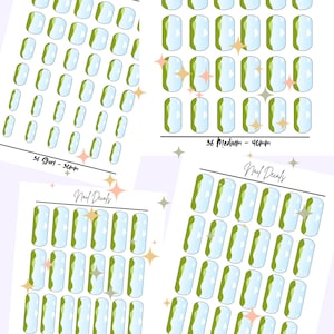 NAIL DECAL TEMPLATE - Create your own!