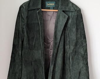 Women's Vintage Leather Jacket - Gift for Her, Genuine Leather (Size S)