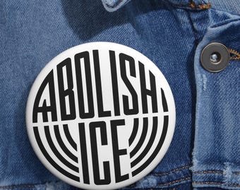 Abolish ICE Button Pin Anti ICE Pin Political Protest Pin No King Anti-Trump Pin Defund ICE Pin Chinga La Migra Immigration Activist gift