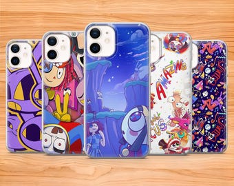 Amazing Digital Circus Phone Case Pomni TADC Cover for iPhone 17Pro, 16, 15, 14, 13, 12, Samsung S26, S25, S24, A16, A26, A56, Pixel 10, 9