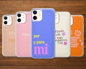 Spanish Quote Phone Case Latina Power Cover for iPhone 17Pro, 16, 15, 14, 13, 12, Samsung S25, S24, S23FE, S22, A16, A26, A56, Pixel 10, 9