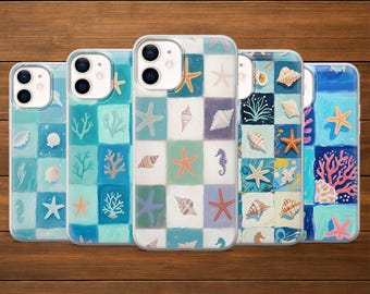 Ocean Phone Case Fish Sea Life Cover for iPhone 17Pro, 16, 15, 14, 13, 12, Samsung S26, S25, S24, S23, A16, A56, Pixel 10, 9Pro