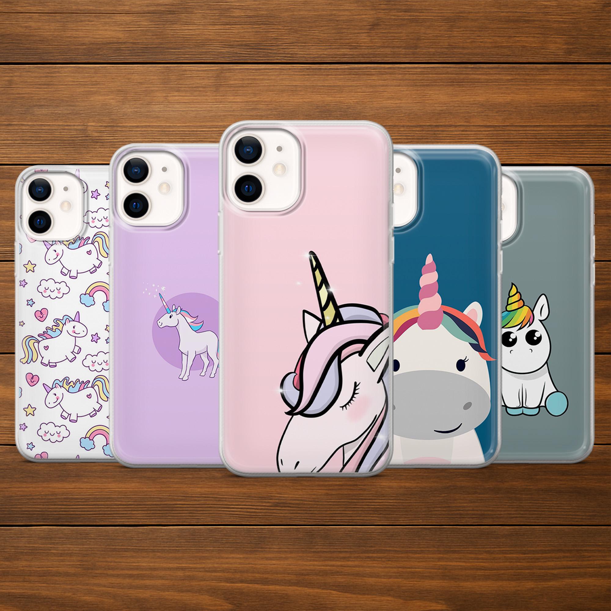 Coque IPhone 7 – Blanche Métallisée Licorne – Claire's – Neuve