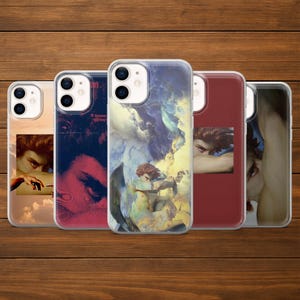 Fallen Angels Phone Case Lucifer Eyes Cover for iPhone 17Pro, 16, 15, 14, 13, 12, Samsung S25, S24, S23FE, S22, A16, A56, Pixel 10, 9Pro, 8A