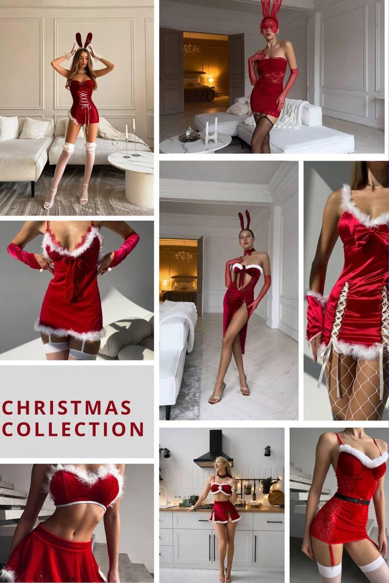 Tectake Weihnachtsmann-Kostüm Herren (Gr. S) – Inkl. Anzug, Hose, Bart, Mütze & Stiefelstulpen, Perfekt Für Weihnachtsfeier & Karneval