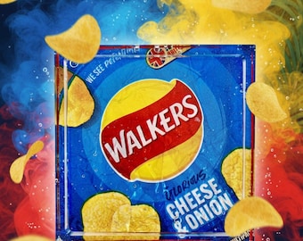 Posavasos Walkers Crisps (queso y cebolla): ¡un regalo ideal para los amantes de los snacks!