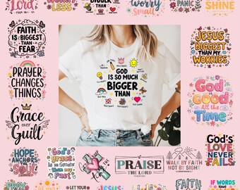 Christian SVG Bundle, Bible Verse, Christian Quotes (Digital Download)