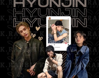 Hyunjin Stray Kids T-shirt/PNG design/ Hyunjin t-shirt/Instant download and ready to print