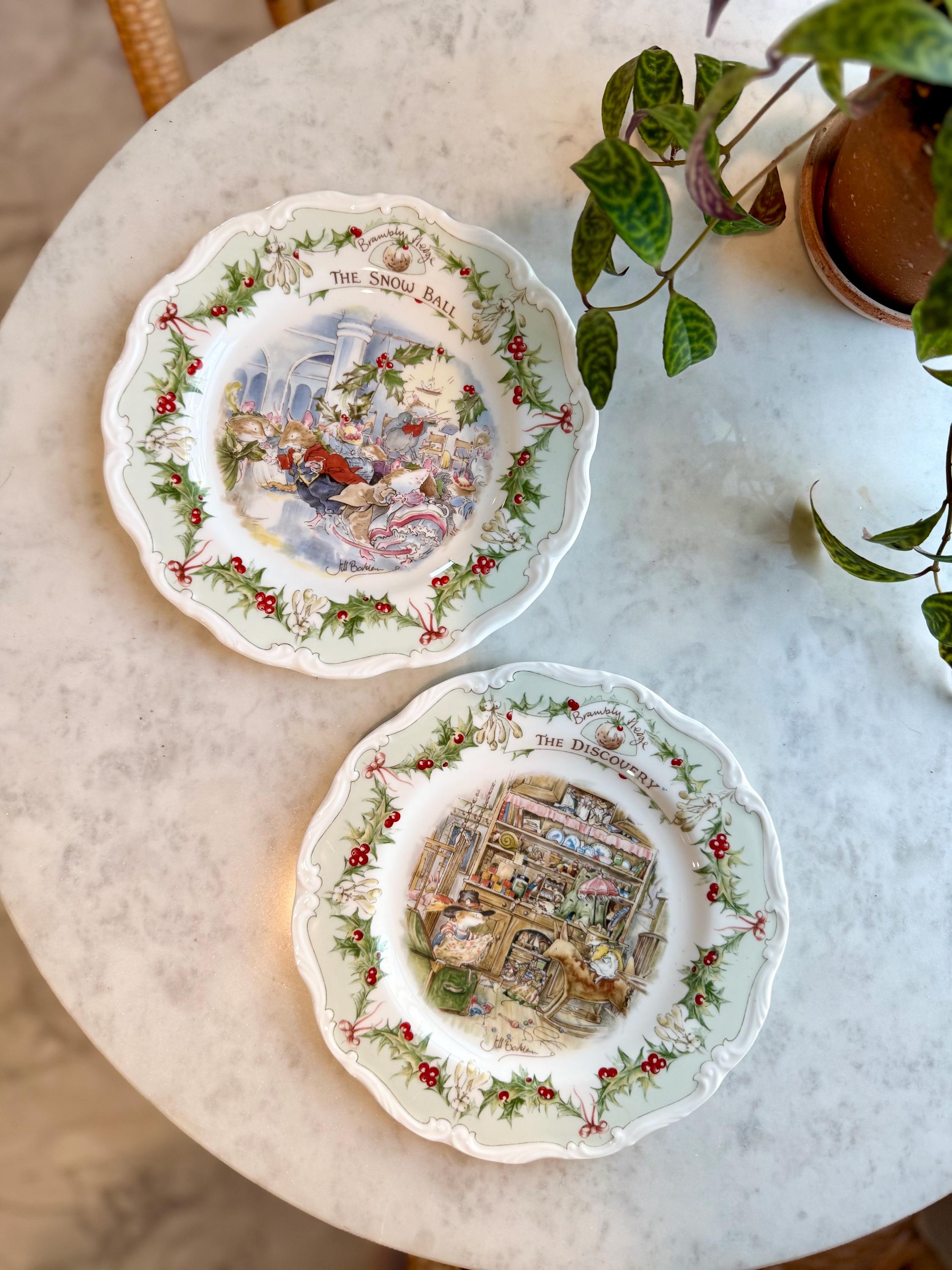   Bramble Hedge 皿 4枚セット Royal Doulton Brambly Hedge 