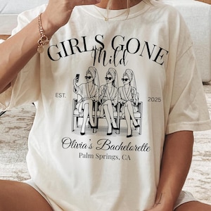 Girls Gone Mild Bachelorette Party Shirts: Bridal Spa Weekend Trip