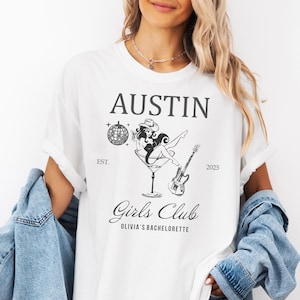 Personalized Austin Bachelorette Party Shirt: Cowgirl Bride Tee