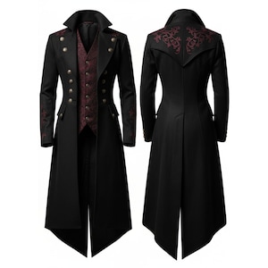 Embroidered Trench Coat - Etsy