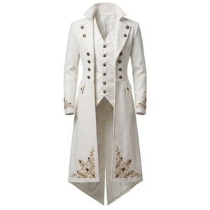 Embroidered Military Coat - Etsy