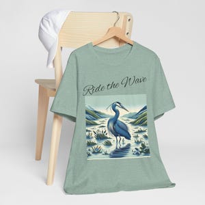 Ride the Wave Unisex Short Sleeve Tee (CA)