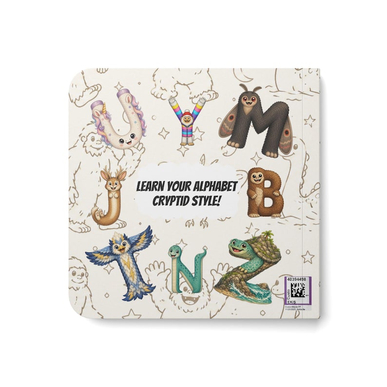 Whimsy Cryptids Cryptids A to Z - A Whimsical Cryptid Alphabet Board Book - Etsy